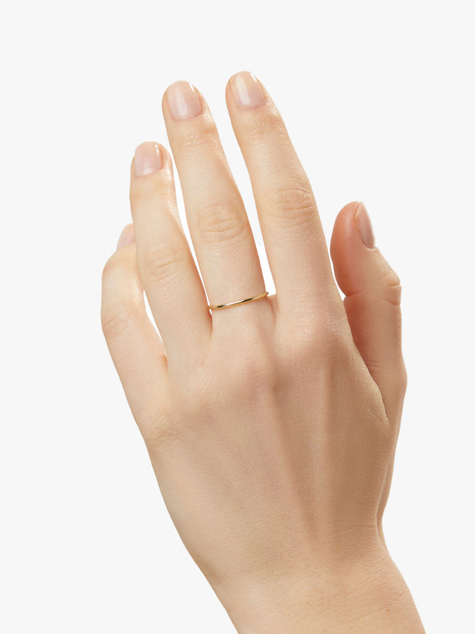 Buy SOLID Gold Basic Set of 3 Stacking Rings, Medium Thickness, Gold  Stacking Rings, Delicate Gold Stack Ring, Smooth Gold Ring, Thin Ring  Online in India - Etsy