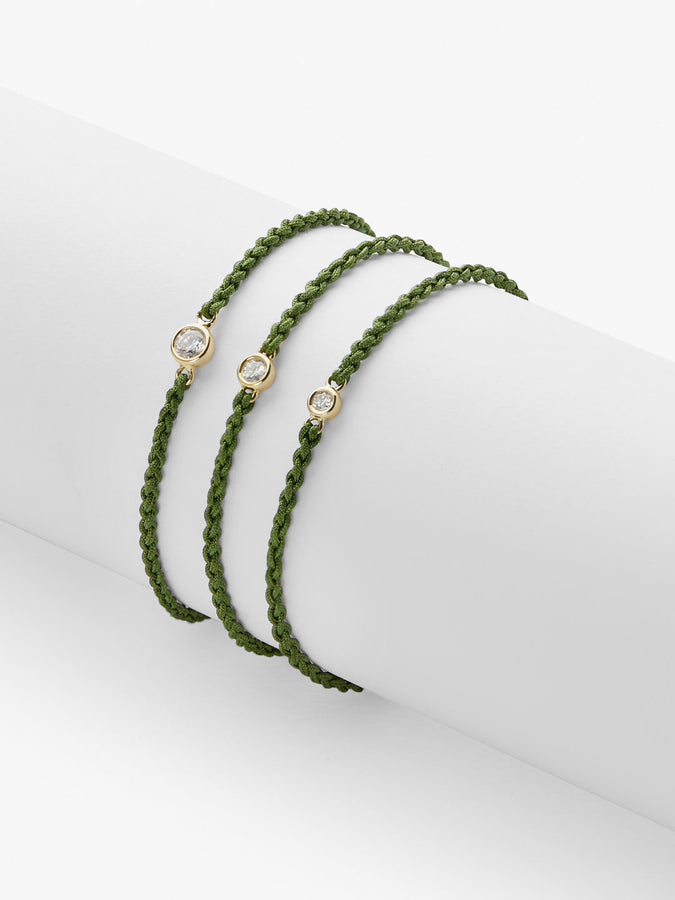 14k White Gold Emerald and Diamond Bracelet - Baribault Jewelers