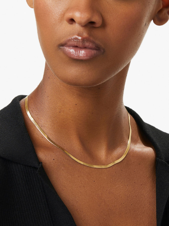 14K Gold Chain Link Necklace - Loree - Ana Luisa Jewelry