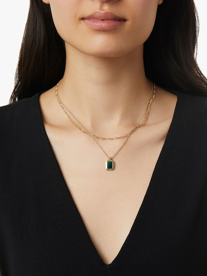 Layered Necklace Set - Temple Green, Ana Luisa