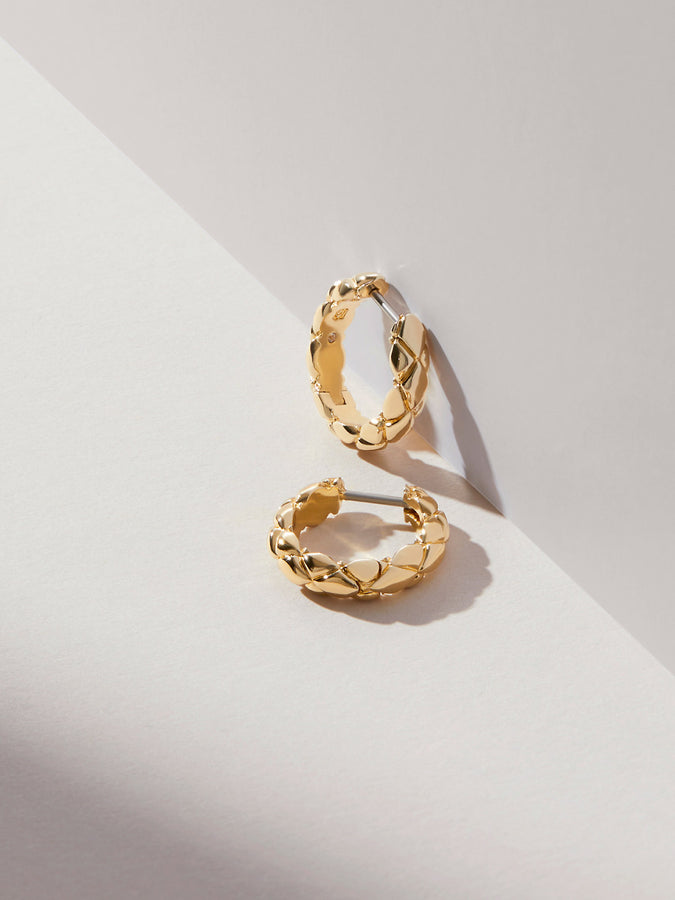 Hoop Earrings - Tia Medium Gold | Ana Luisa Jewelry