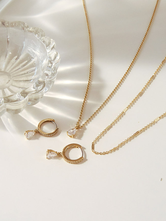 Gold Chain Earrings - Shane | Ana Luisa Jewelry