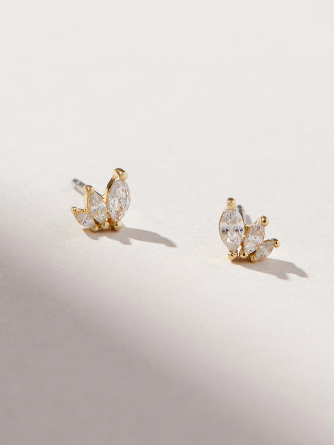 Gold Stud Earrings - Kennedy | Ana Luisa Jewelry