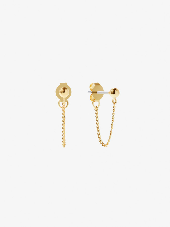 Gold Chain Earrings - Shane | Ana Luisa Jewelry