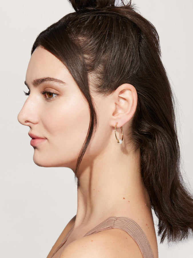 Pearl Threader Earrings - Abrielle, Ana Luisa