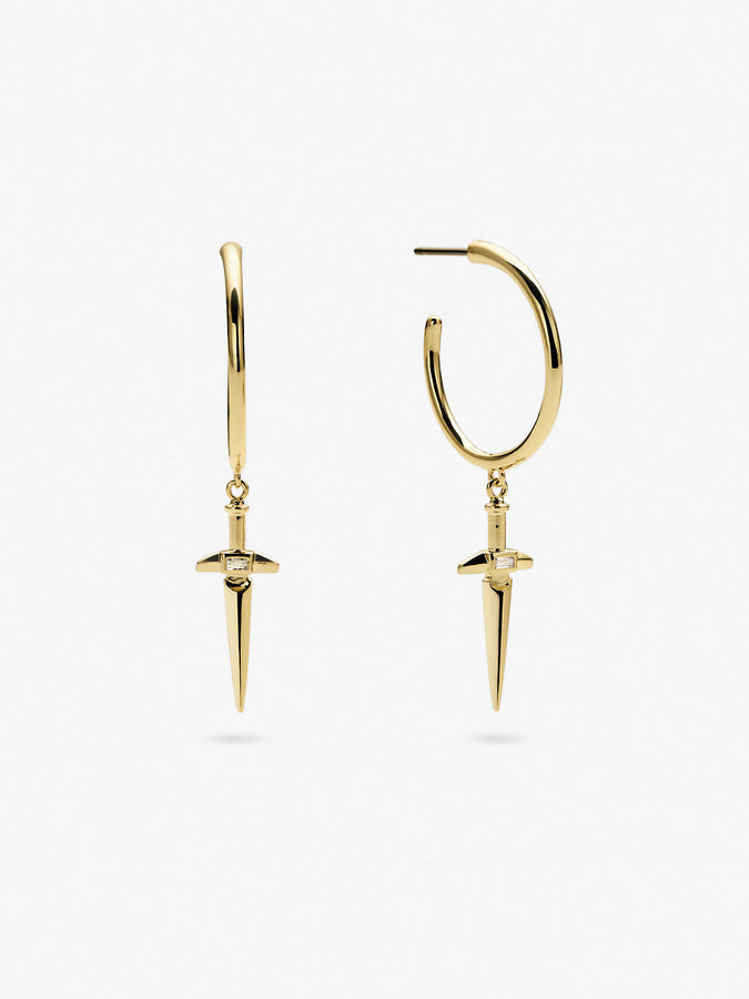 Hoop Earrings - Tia Medium Gold | Ana Luisa Jewelry