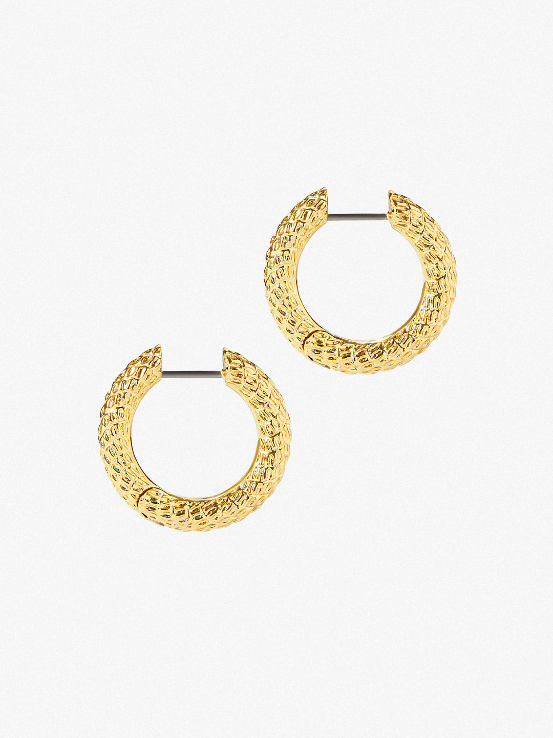 14K Gold Star Hoop Earrings - Oshi - Gold - Ana Luisa Jewelry - Black Friday Earrings