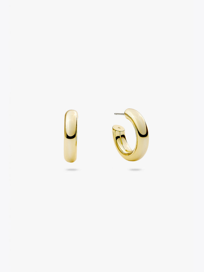 Small Gold Hoop Earrings - Gold Hoops Small | Ana Luisa Jewelry