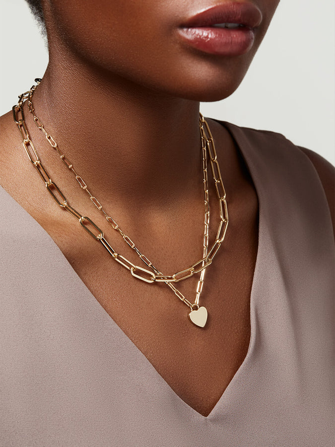 Sunday Sweetheart Layered Necklaces Gold