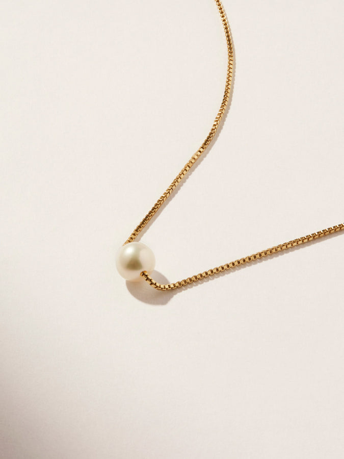 Gold Pendant - Gold Pearl Charm | Ana Luisa Jewelry