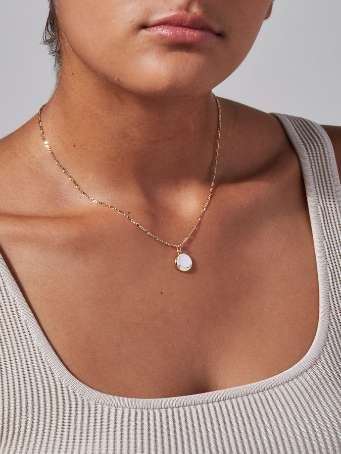 White Gold & Diamond Moon & Star Pendant Necklace | Lee Michaels Fine  Jewelry