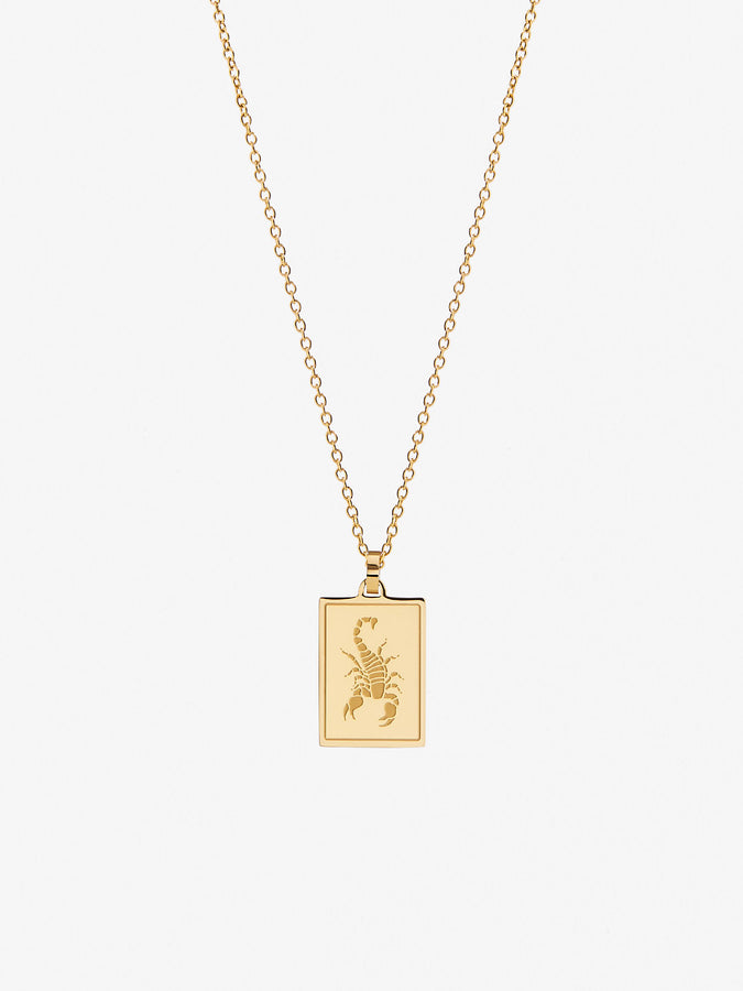 LOUIS VUITTON In The Sky Zodiac Necklace Gold 924531