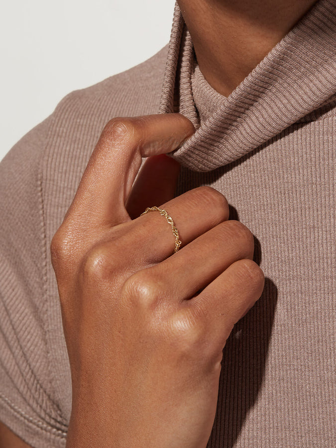 Gold Chain Ring - Shiso, Ana Luisa