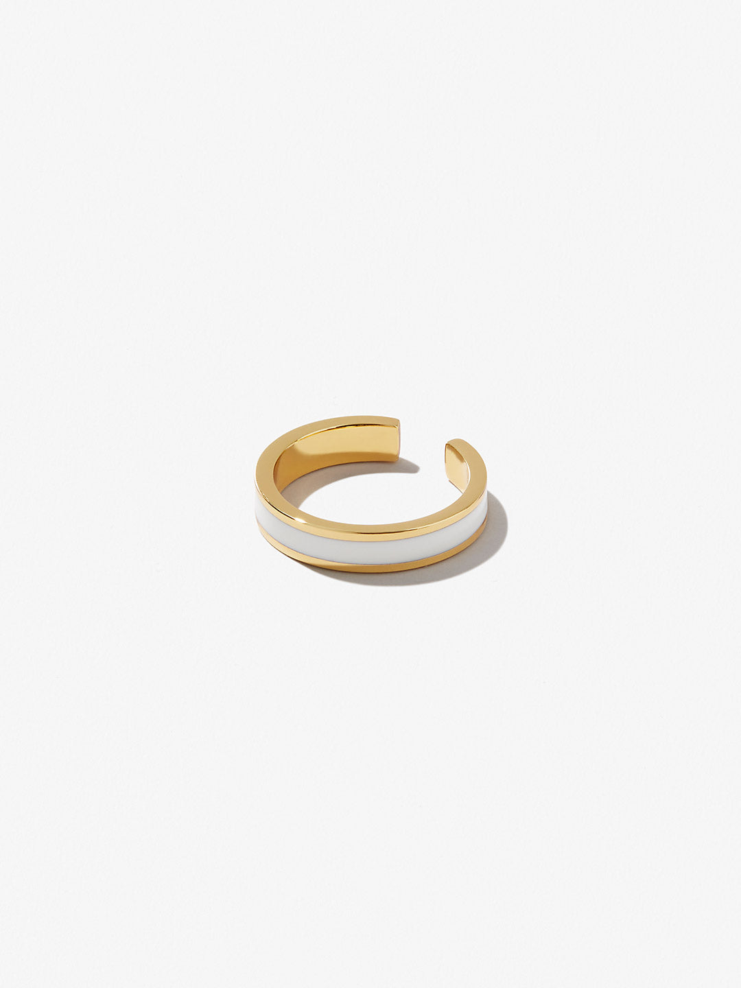 Gold Lacquer Ring - Mecca Off White | Ana Luisa Jewelry