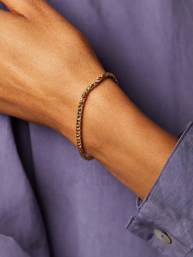 Gold Chain Bracelet - Gold Diamond Bracelet, Ana Luisa