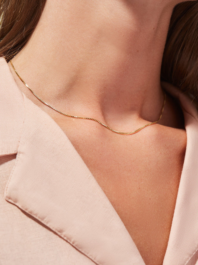 Small Ball Chain Necklace - Ana Gold, Ana Luisa