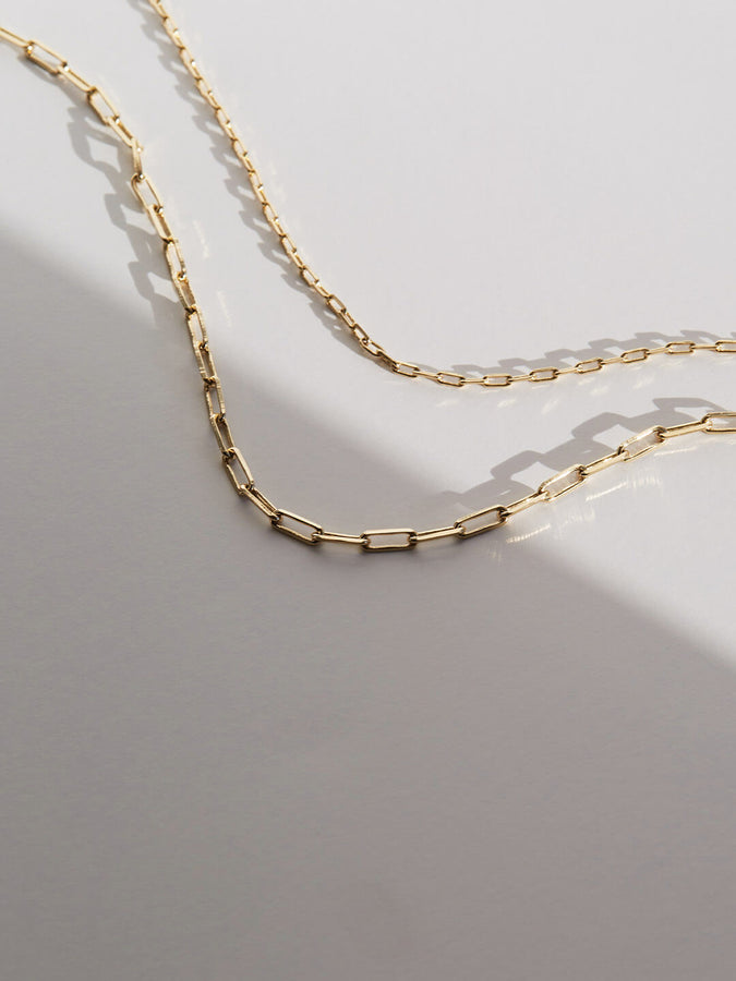 14K Gold Chain Link Necklace - Loree - Ana Luisa Jewelry