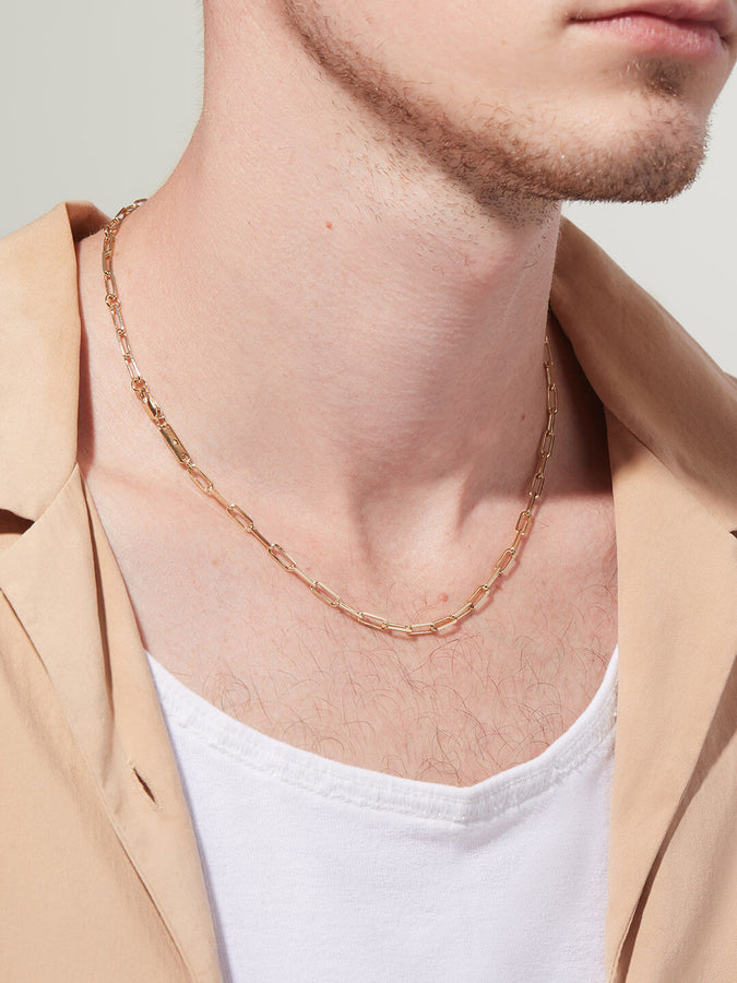 Link Chain Necklace - Laura Bold - Gold