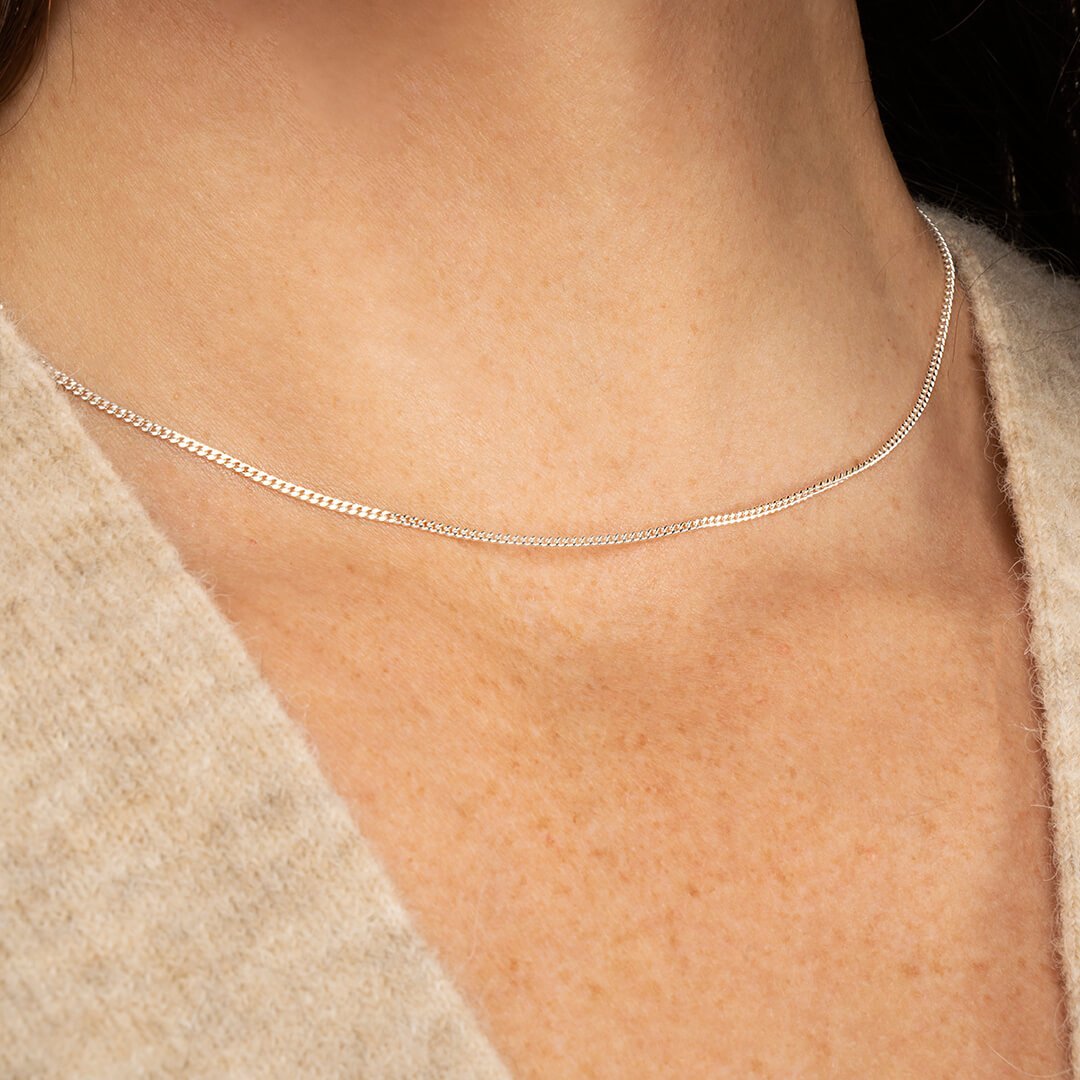 Curb Chain Necklace - Chuck Silver 