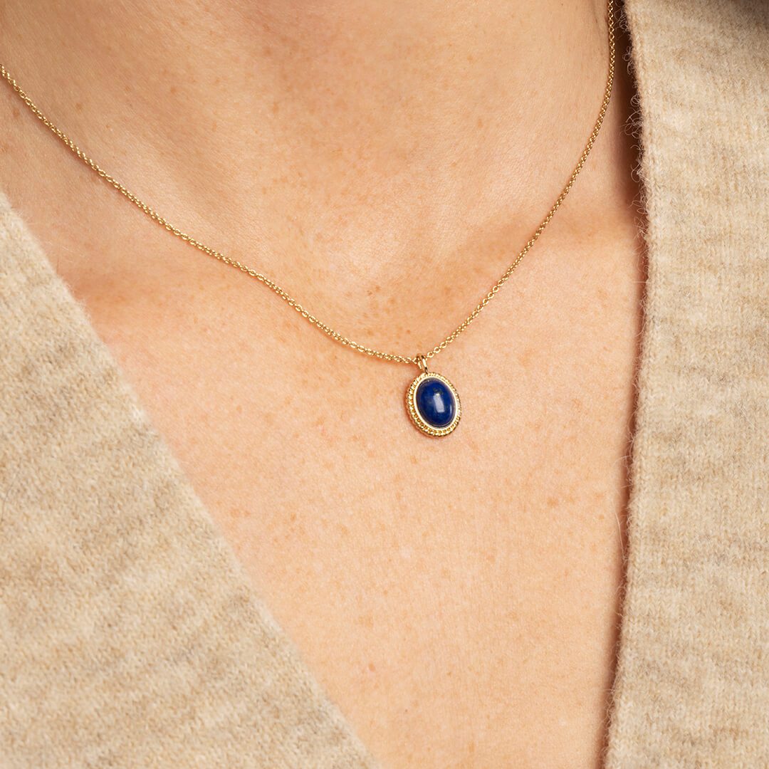 lapis pendant