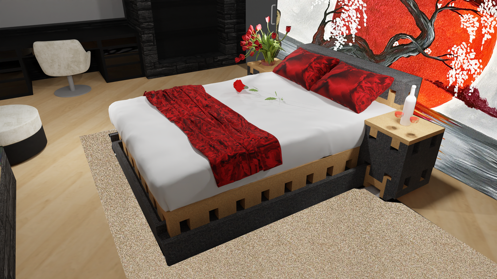 Romantic AVeiro Bed 