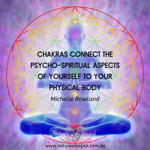 Chakras connect to the psycho-spiritual aspects