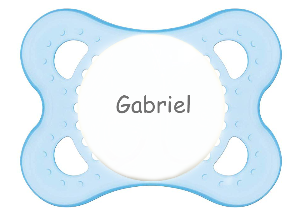 mam pacifier with name