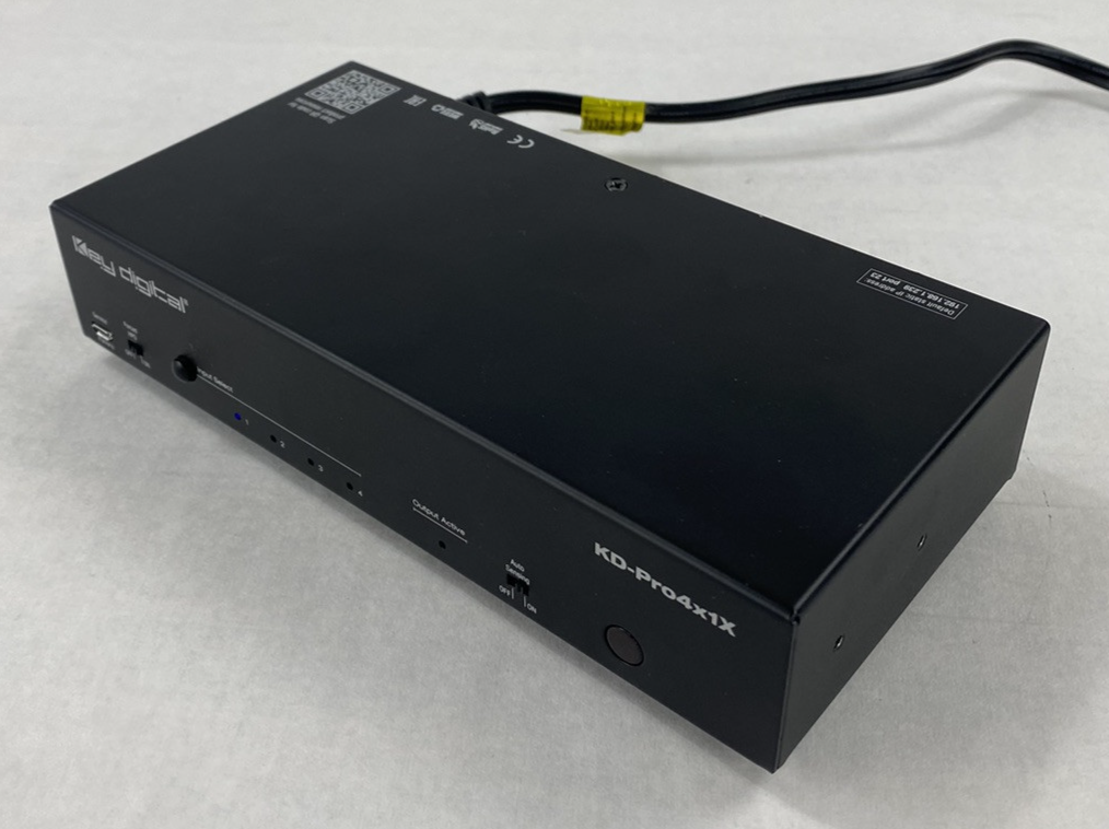 Key Digital KD-Pro4x1X HDMI Switcher Power Tested with AC Adapter Lot of 2
