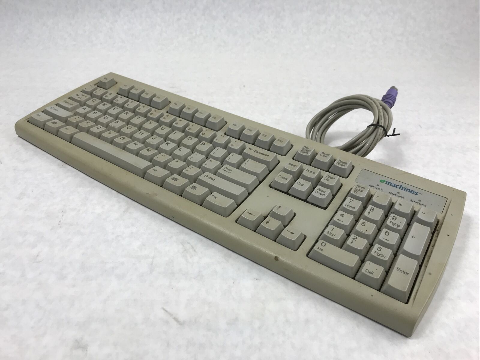 Retro Keyboard Tiny KB-9805 Chicony PS/2 Complete boxed & working