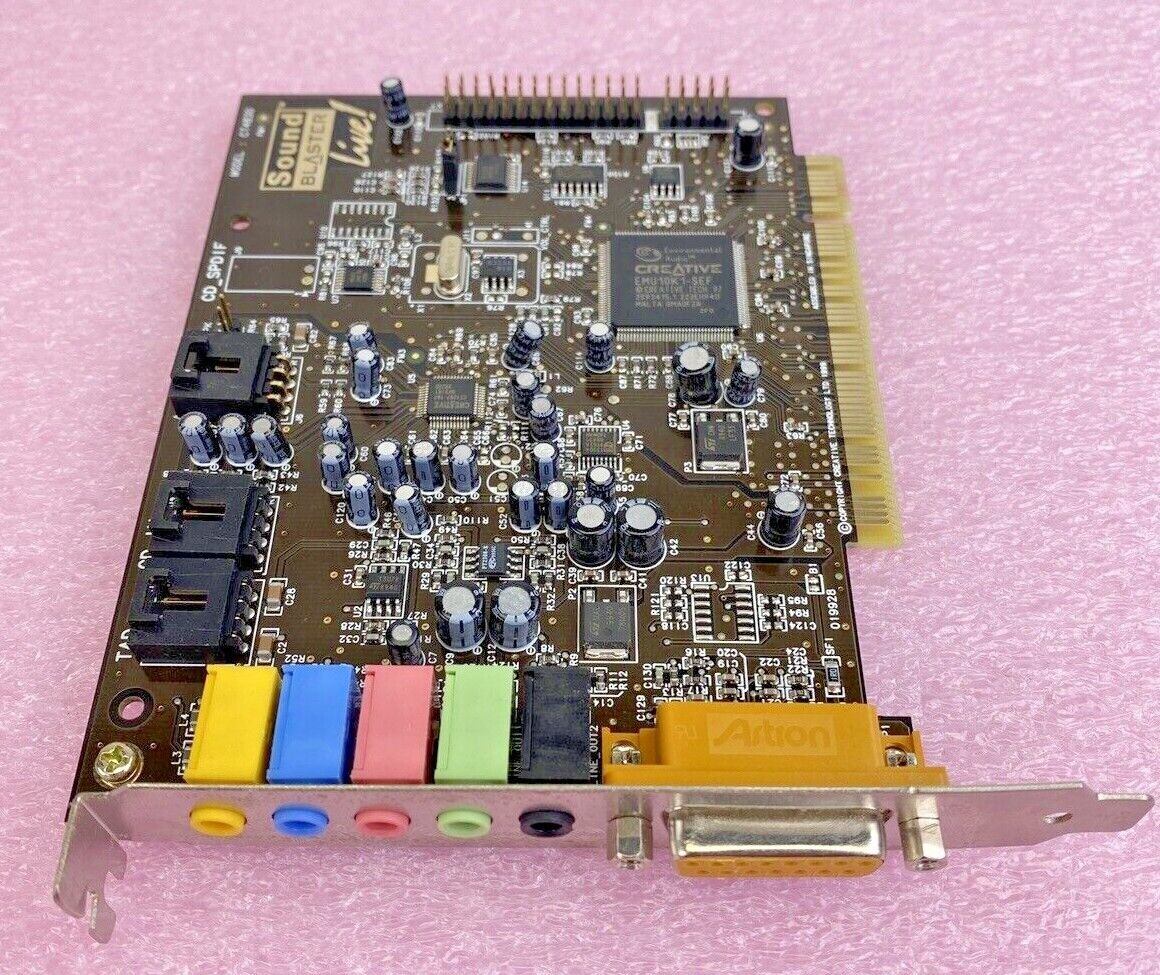 Creative Labs CT4830 SoundBlaster Live! PCI sound card with gameport