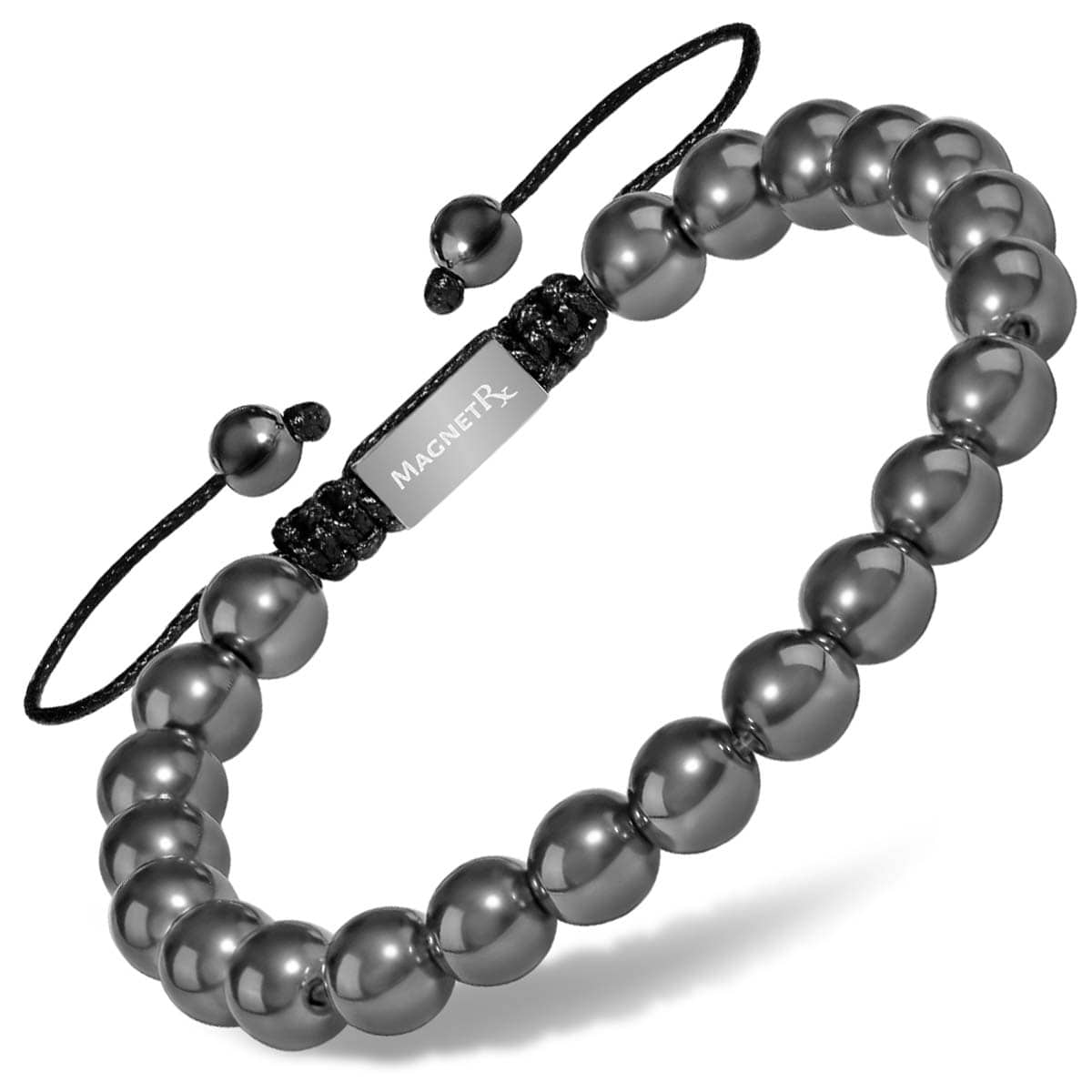 Buy Hematite 7-chakra Healing 8mm Bracelet Balance Destress Anti-anxiety  Magnetic Therapy Stone Online in India - Etsy