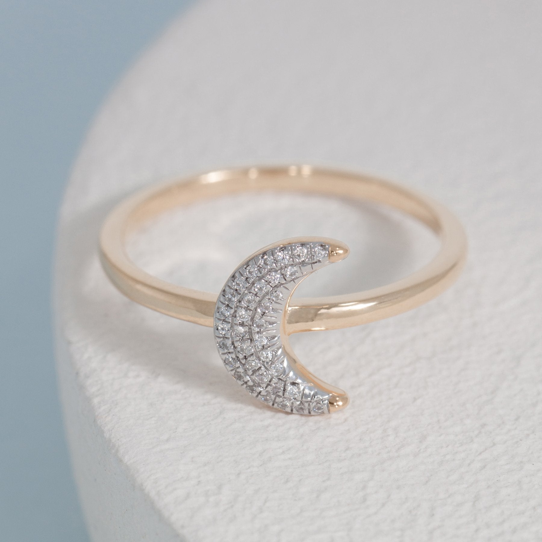 Mooning Over You diamond and gold over sterling by Ella Stein – Shop
