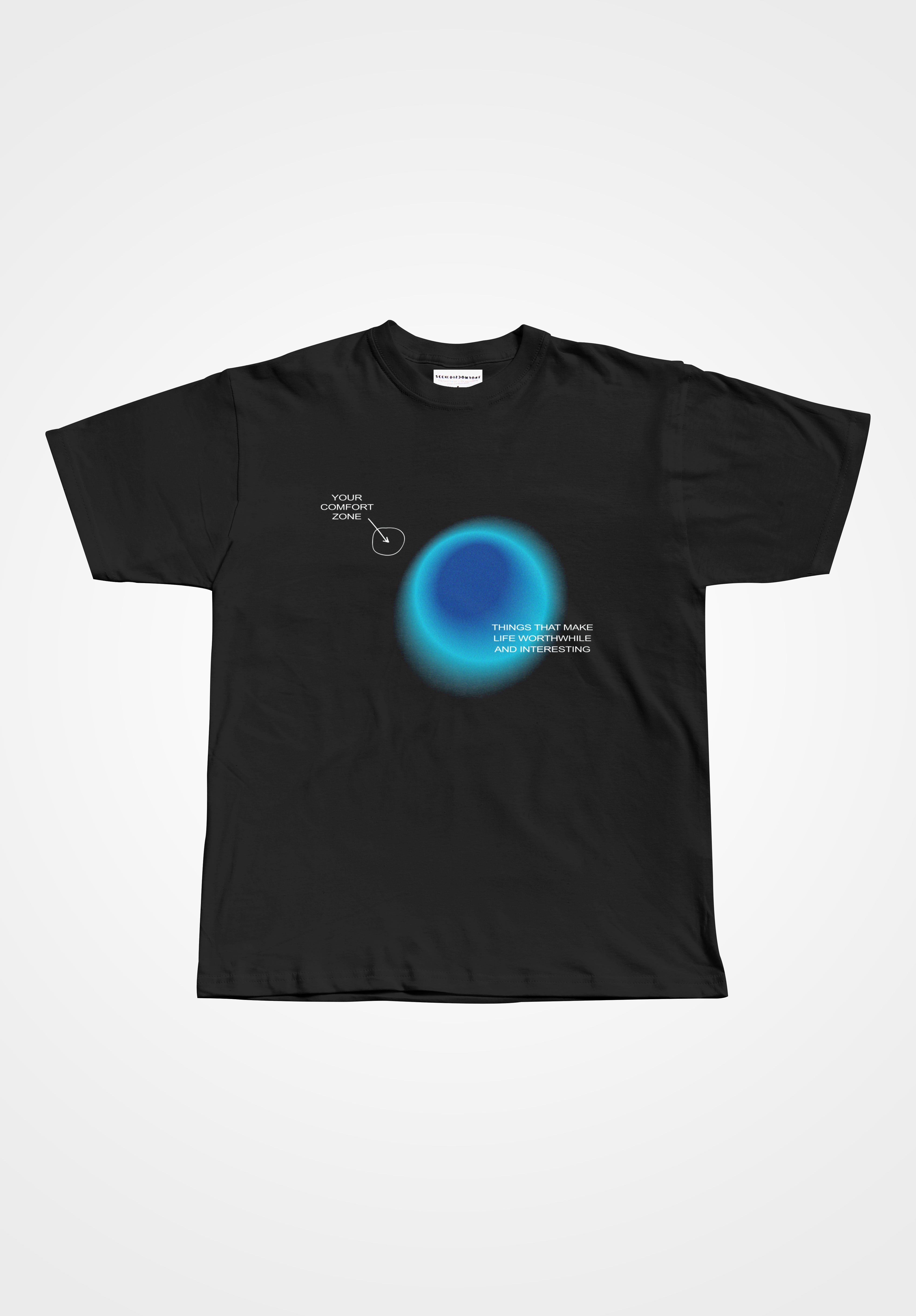 Black Comfort Zone Tee