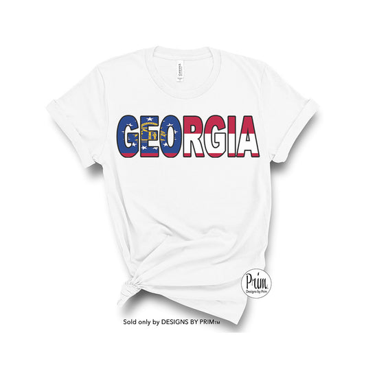 Georgia State Flag Unisex Soft Shirt