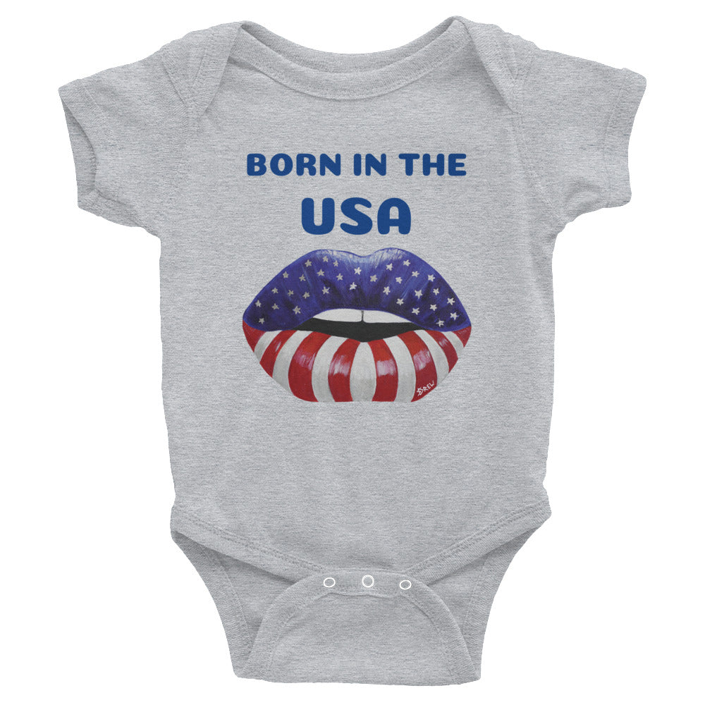 born in the usa onesie