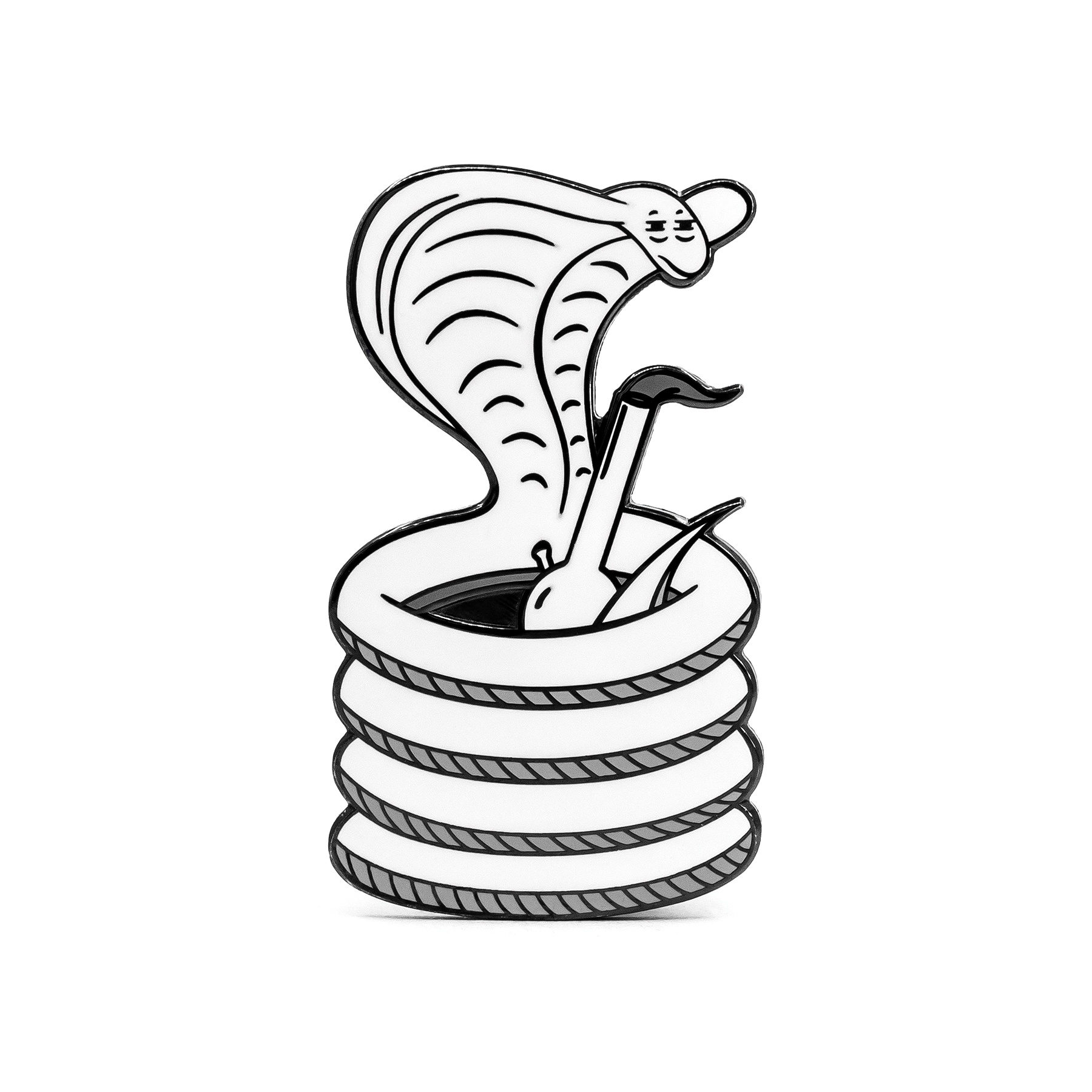 nickel black and white clipart snake