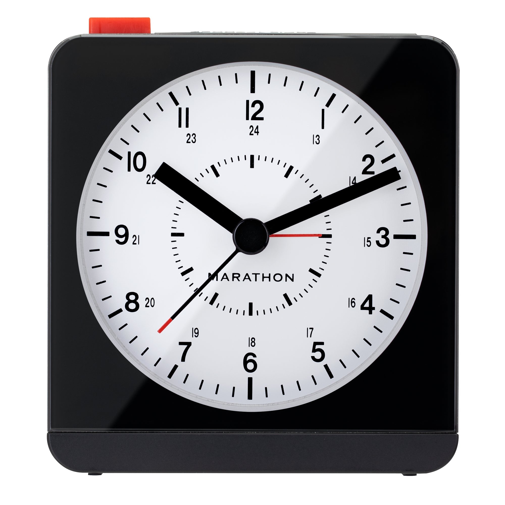10 Inch Silent Continuous-Sweep Analog Wall Clock – Marathon Watch
