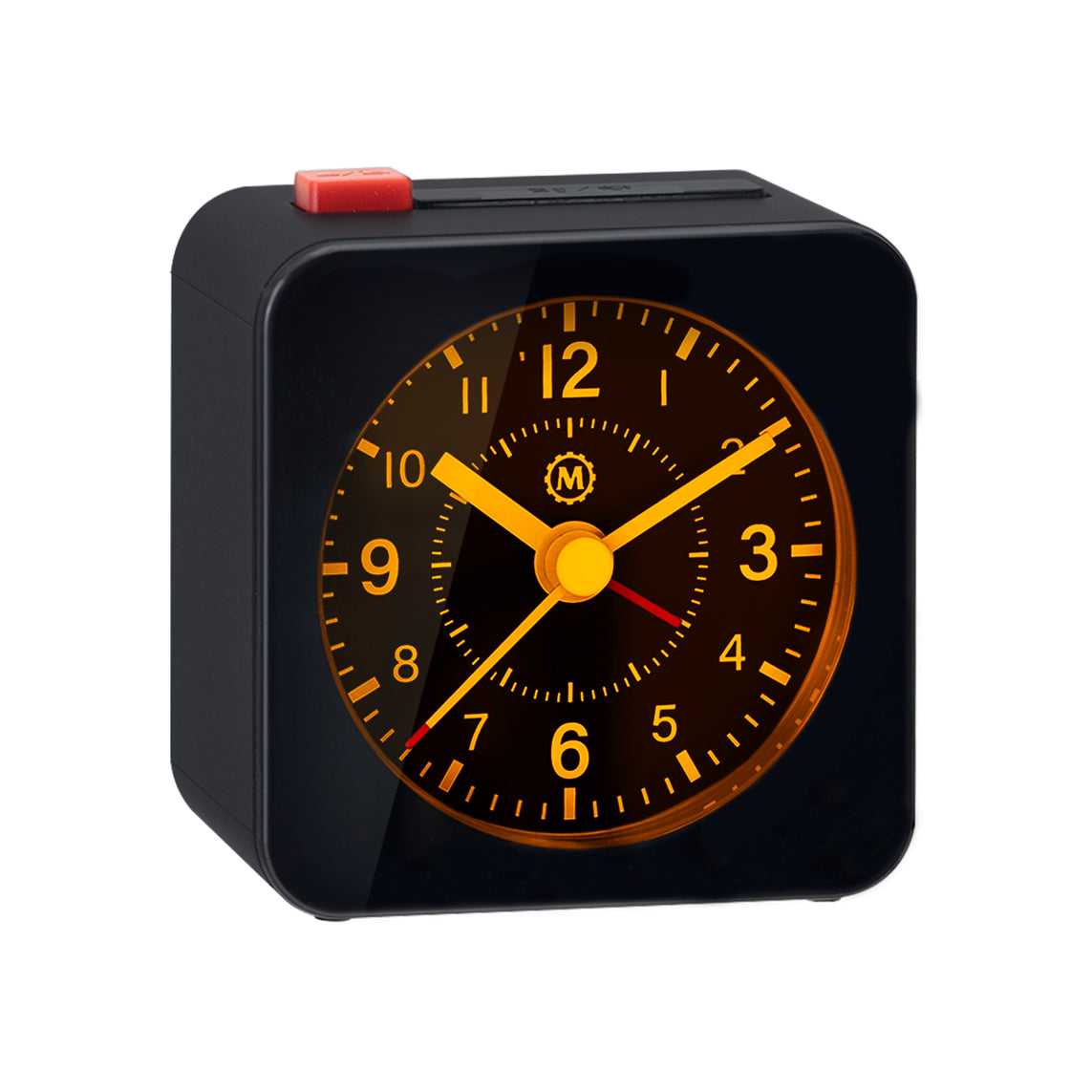 Vel tarwe verpleegster Mini Non-Ticking Analog Alarm Clock with Auto Back Light and Snooze Fu –  Marathon Watch North America