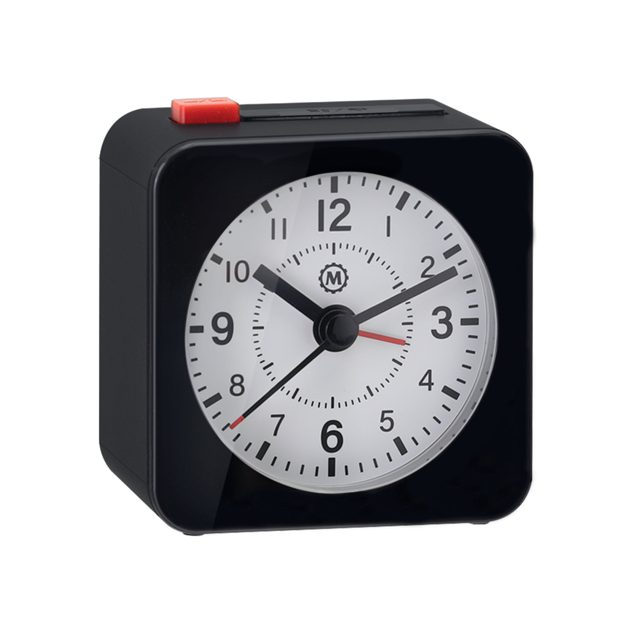 Mini Non Ticking Analog Alarm Clock With Auto Back Light And Snooze Fu Marathon Watch North America