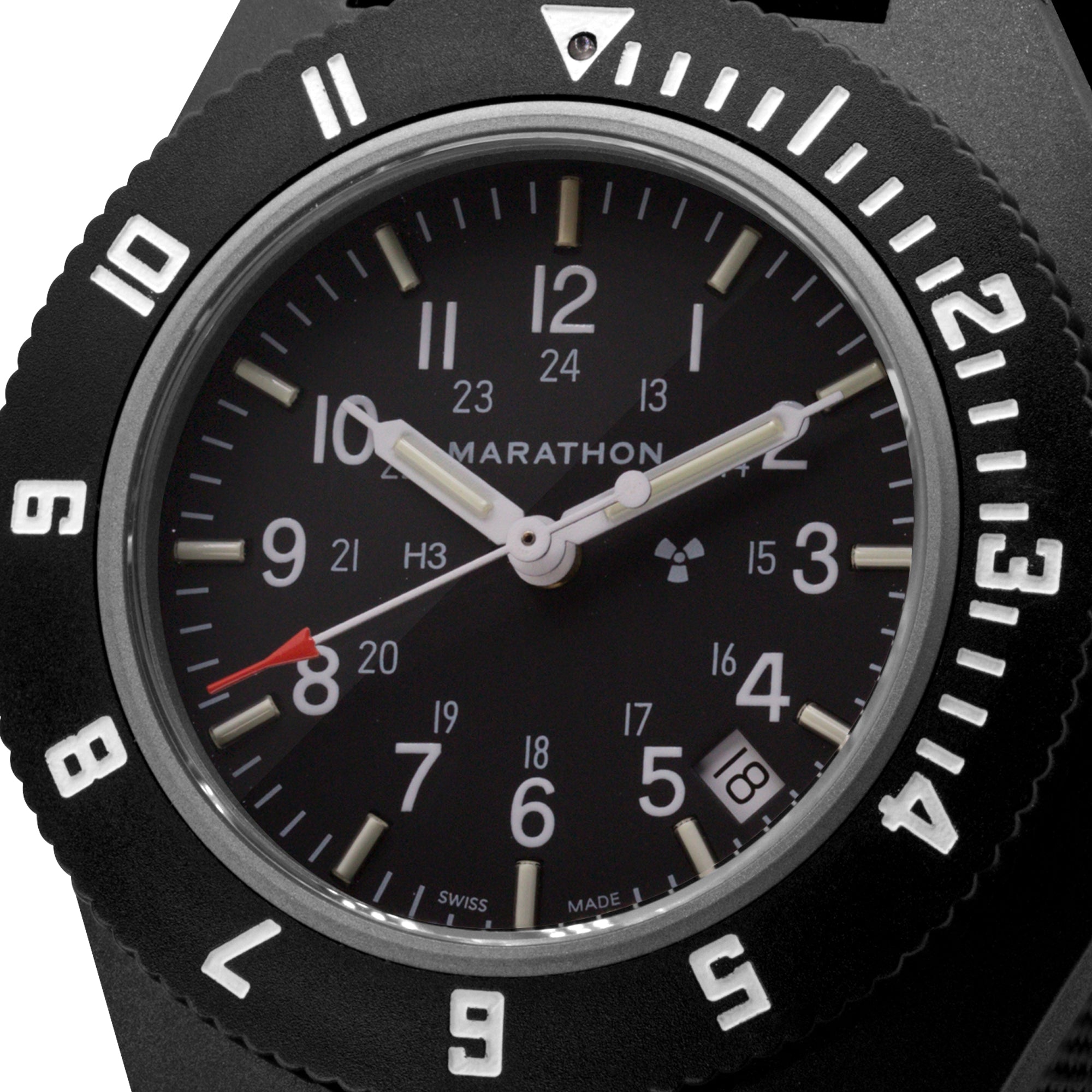 Black Pilot's Navigator with Date - 41mm