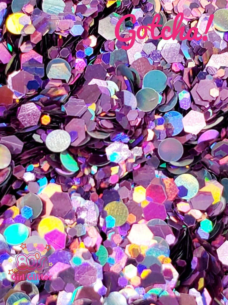 Gotcha! - Glitter - Purple Glitter - Light Purple Holographic Glitter –  80's Girl Glitter