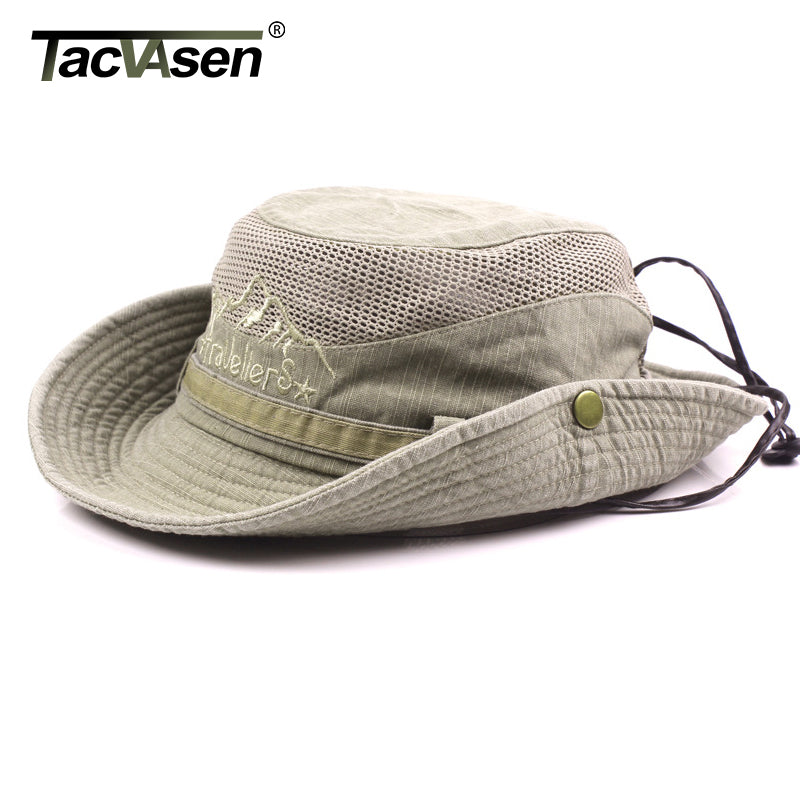 Tacvasen Military Men Tactical Hats Caps Sun Boonie Hat Summer Sun Protection Cap Mens Safari Army Fish Hunt Hats Adjustable - hot game roblox printed cap kids trendy summer caps unisex casual hats boys girls hats childrens parties toy hats birthday gift