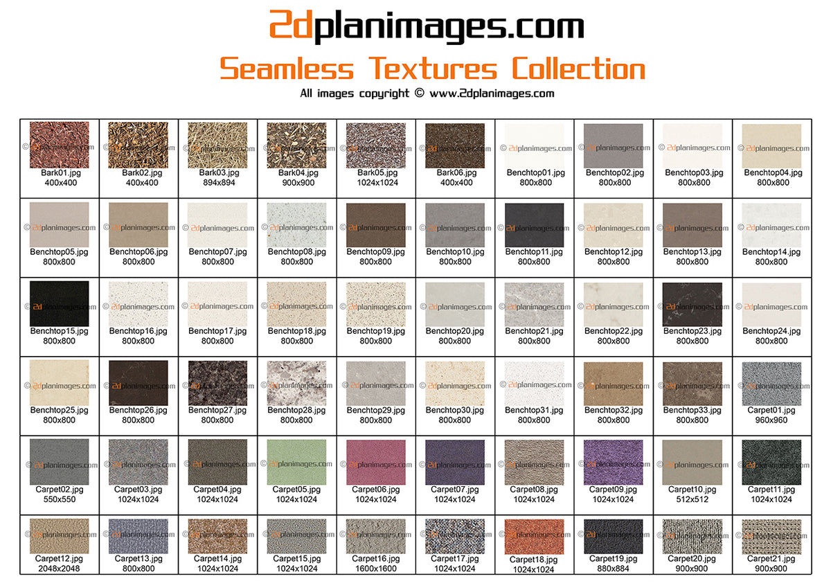 Seamless Textures Collection 2D Plan Images Floor Plan