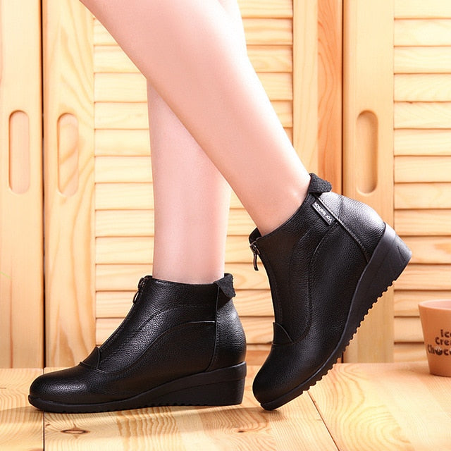 wedge winter boots women's shoes