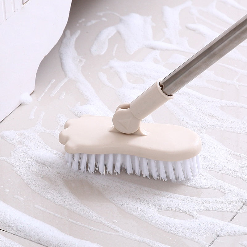 floor cleaning brush with long handle