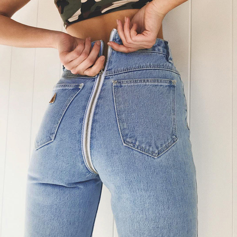 zipper crotch jeans