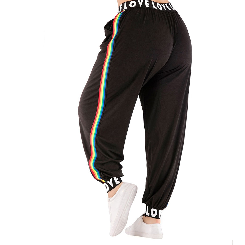 high waisted track pants womens