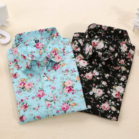 Floral Women Blouses 10% OFF now