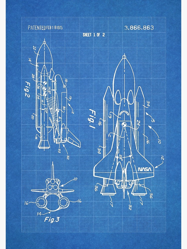 nasa rocket blueprint