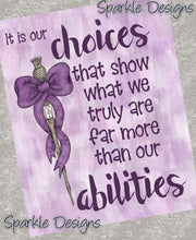 It Is Our Choices  - HP  202 wood Print